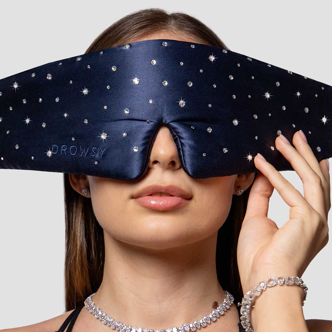 Silk Sleep Mask Crystals by Swarovski®