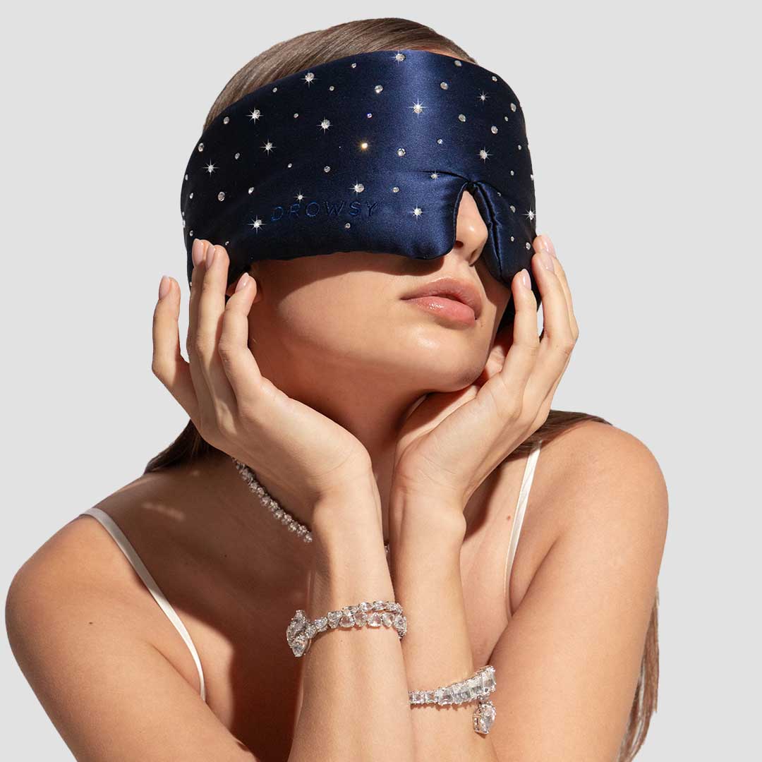 Silk Sleep Mask Crystals by Swarovski®