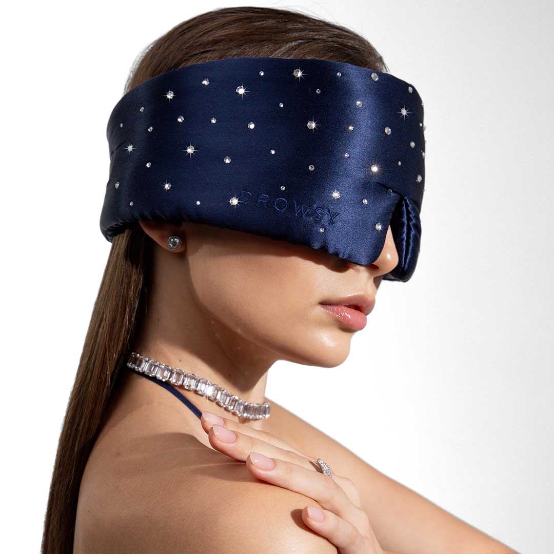 Silk Sleep Mask Crystals by Swarovski®