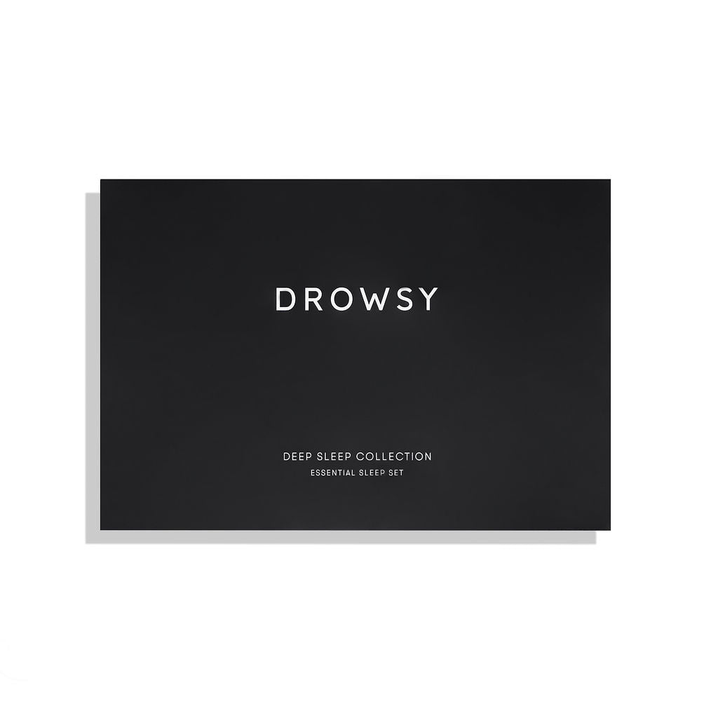 Drowsy Black Jade Sleep Set box on White Background