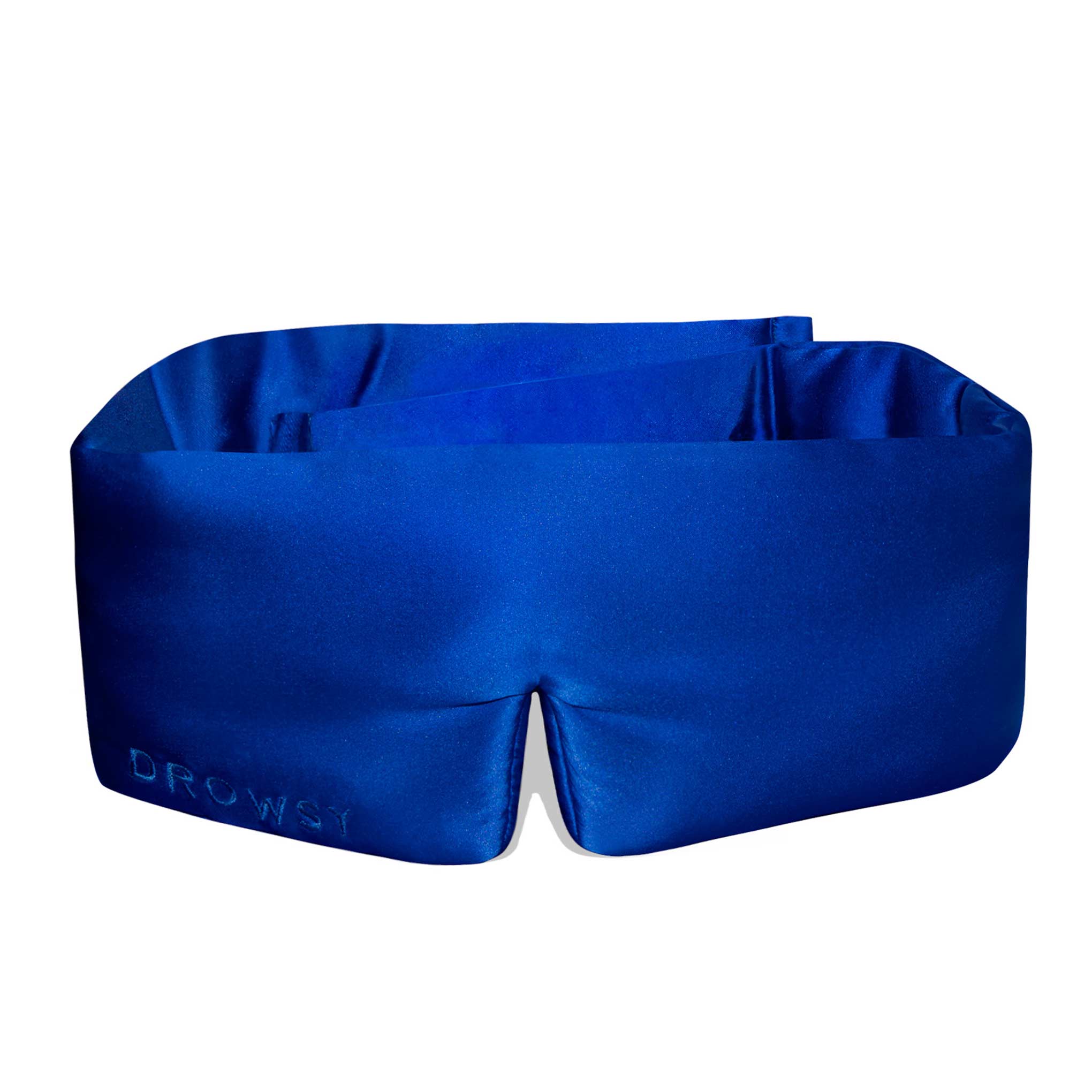 Drowsy Royal Blue Silk Eye Mask