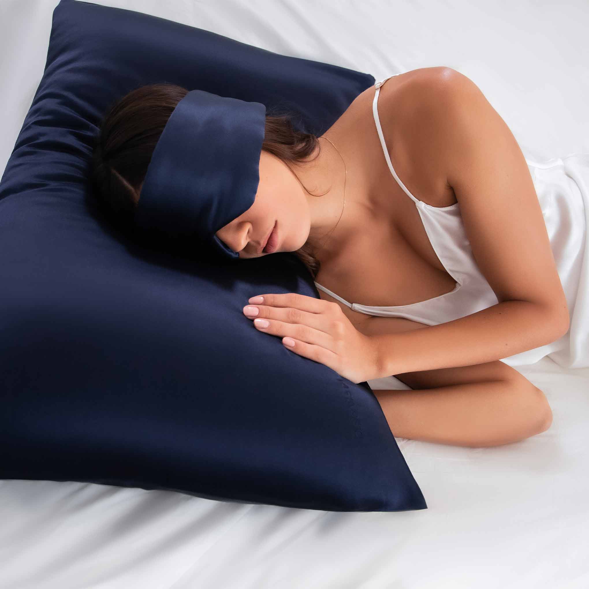 Black Jade Silk Pillowcase – drowsysleepco